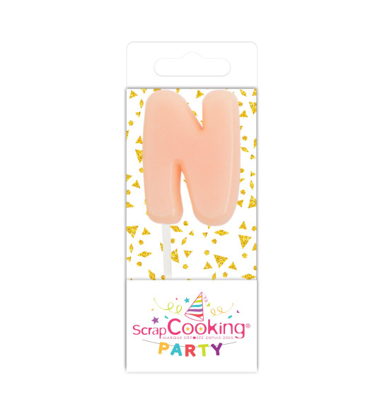 Mini bougie lettre N Mini bougie lettre N