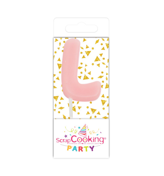 Mini bougie lettre L Mini bougie lettre L
