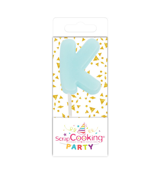Mini bougie lettre K Mini bougie lettre K