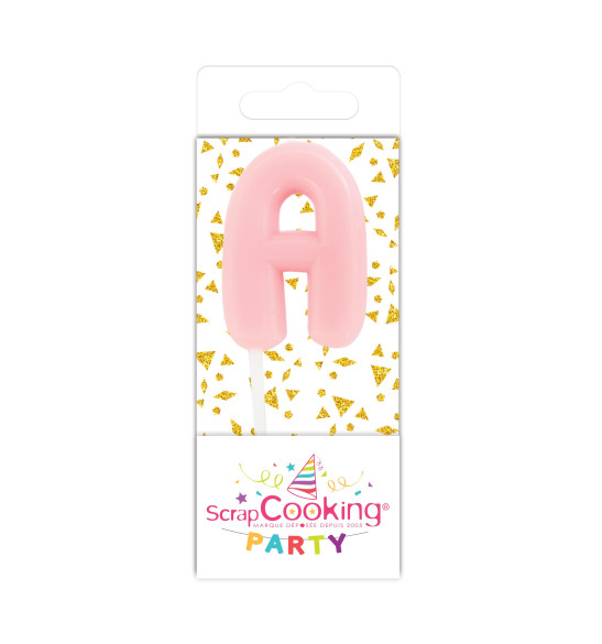 Mini bougie lettre A Mini bougie lettre A