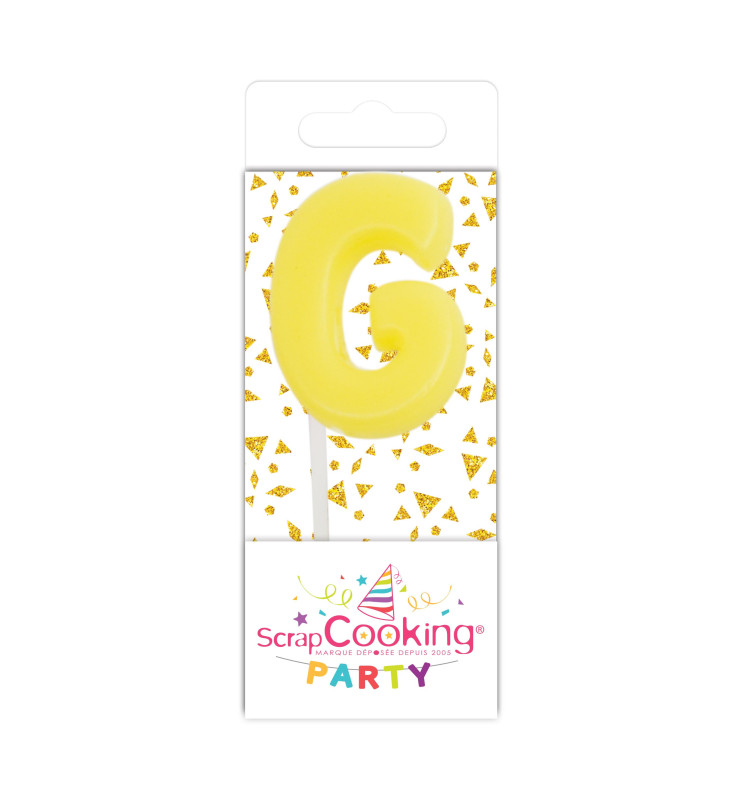 Mini bougie lettre G