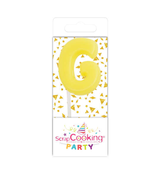 Mini bougie lettre G Mini bougie lettre G
