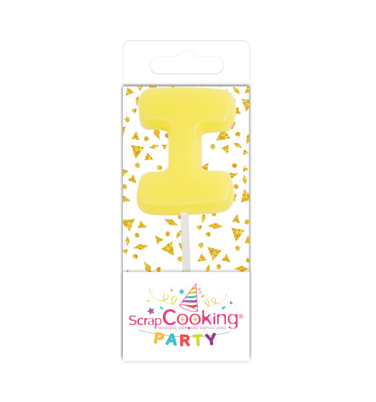 Mini bougie lettre I Mini bougie lettre I