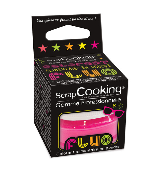 Neon fuchsia powdered food colouring 3g Neon fuchsia powdered food colouring 3g