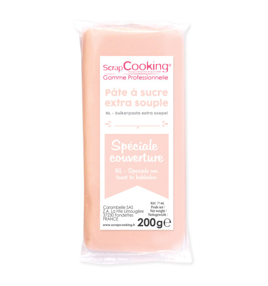 Pâte à sucre de couverture nude 200 g Pâte à sucre de couverture nude 200 g