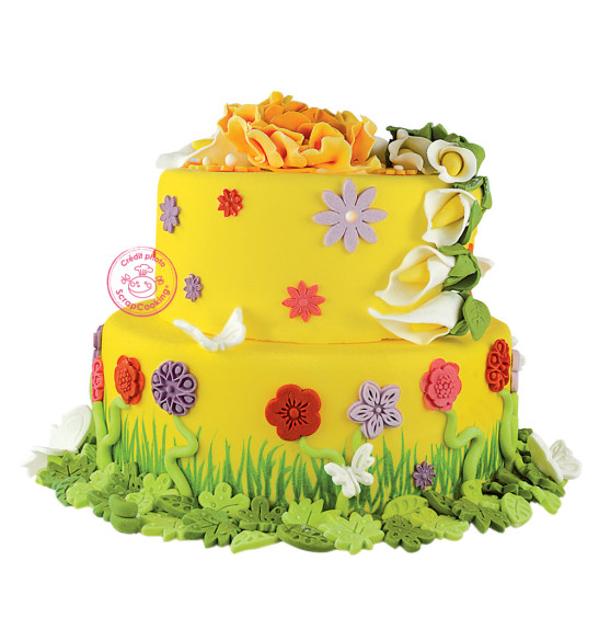 Pâte à sucre jaune - décoration pour gâteaux