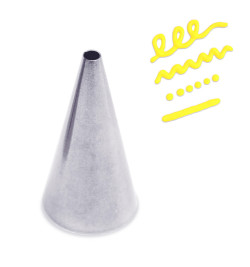 Stainless steel round piping tip Ø4mm