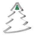 XXL stainless steel Christmas tree cookie cutter mould