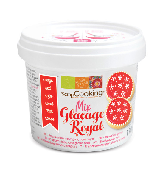Pot mix glaçage royal rouge Pot mix glaçage royal rouge