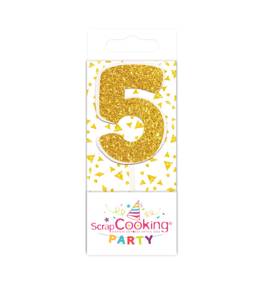 Gold mini candle 5 Gold mini candle 5