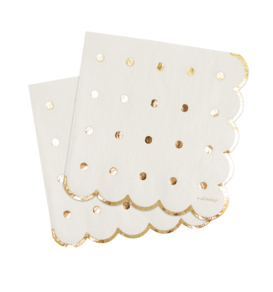20 serviettes gold 20 serviettes gold