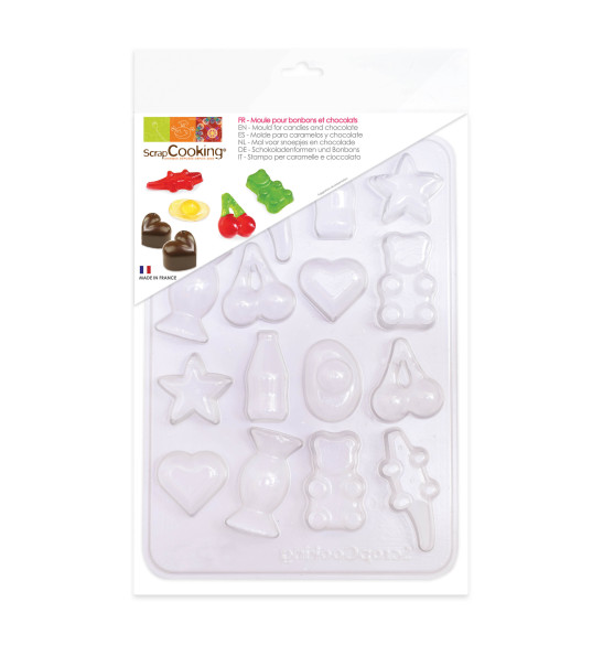 Blister mould for 16 sweets and chocolates Blister mould for 16 sweets and chocolates