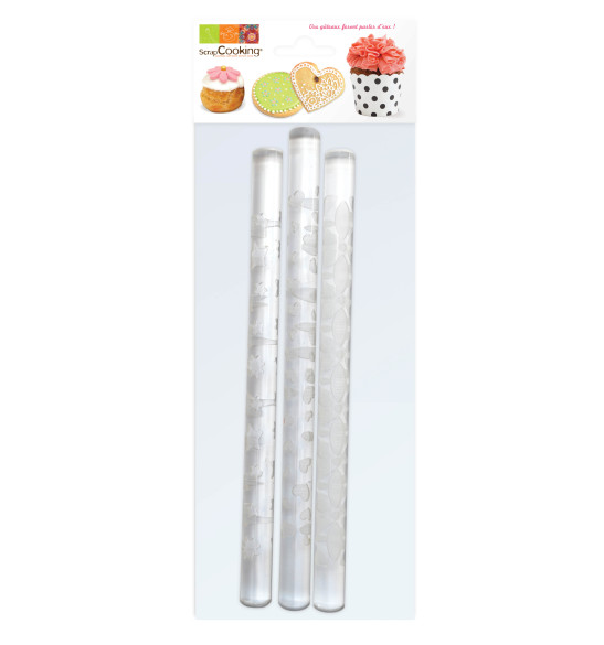 3 rouleaux fantaisie acrylique 3 rouleaux fantaisie acrylique