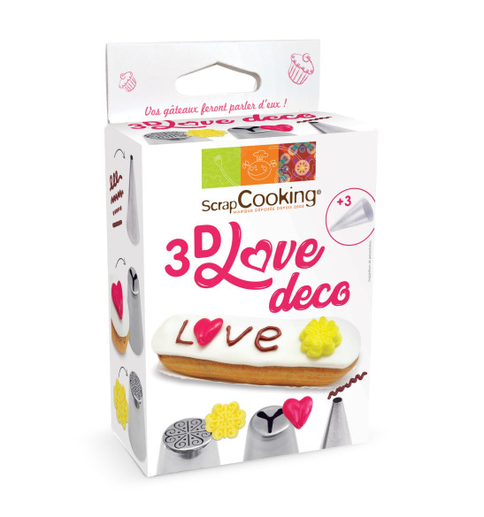 Kit douilles 3D Love Déco Kit douilles 3D Love Déco
