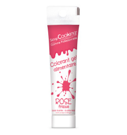 Colorant gel rose fraise 20 gr réf.7141