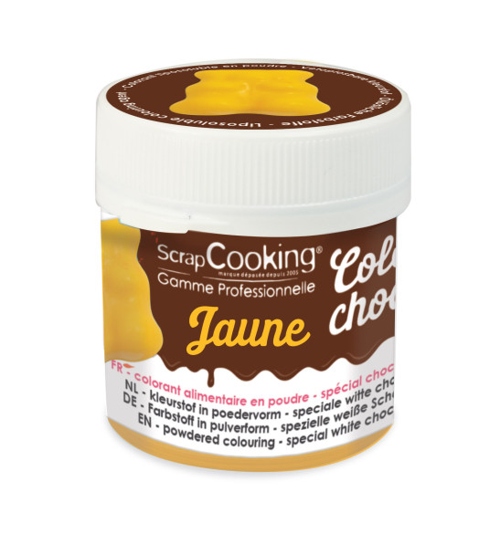 Color'choco liposoluble jaune 5 g Color'choco liposoluble jaune 5 g
