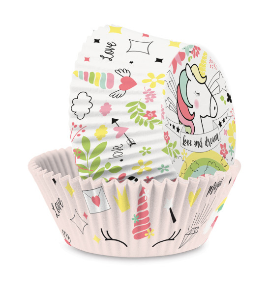Caissettes Licorne +/- 36 Caissettes Licorne +/- 36