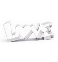 Découpoir inox mot Love