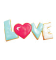 Découpoir inox mot Love