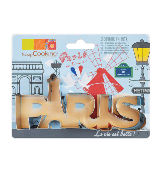 Stainless steel "Paris” cookie cutter Stainless steel "Paris” cookie cutter