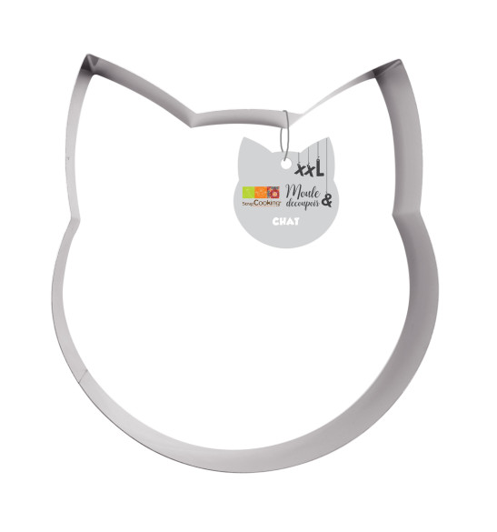 Moule découpoir XXL inox Chat Moule découpoir XXL inox Chat