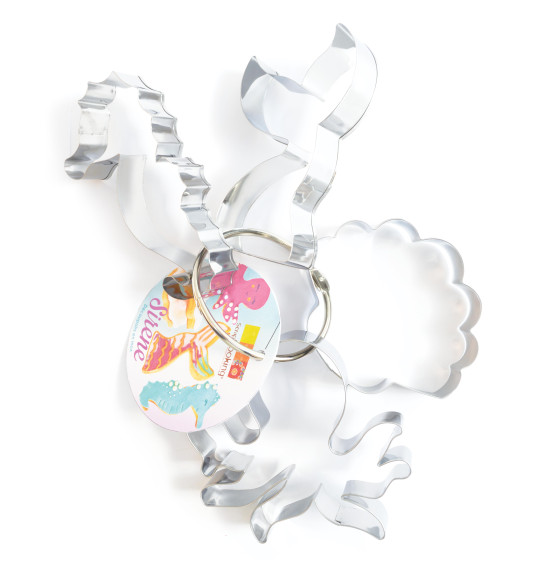 Set of 4 Mermaid cookie cutters Set of 4 Mermaid cookie cutters