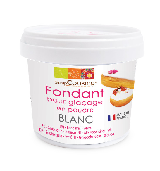 Fondant blanc pour glaçage 150 gr Fondant blanc pour glaçage 150 gr