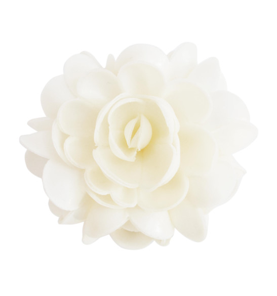 XXL white flower edible wafer decoration approx. 10cm XXL white flower edible wafer decoration approx. 10cm