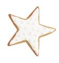 3 gold-finish stainless steel cookie cutters gingerbread man/candy cane/star