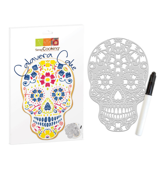 Kit Calavera cake