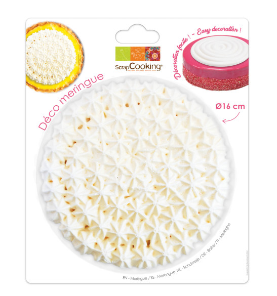 Disque meringue multi-gouttes 16 cm Disque meringue multi-gouttes 16 cm