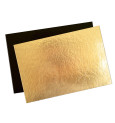 5 thin gold/black cake boards 20 X 30 cm
