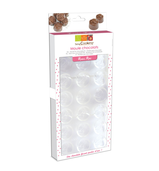 Moule rigide chocolats roses Moule rigide chocolats roses
