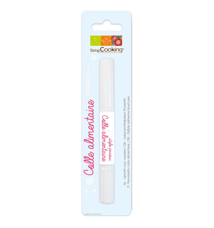Stylo pinceau colle alimentaire