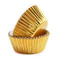 +/- 48 Gold-coloured cupcake cases