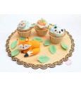 Animal-themed sweet scenery decorations