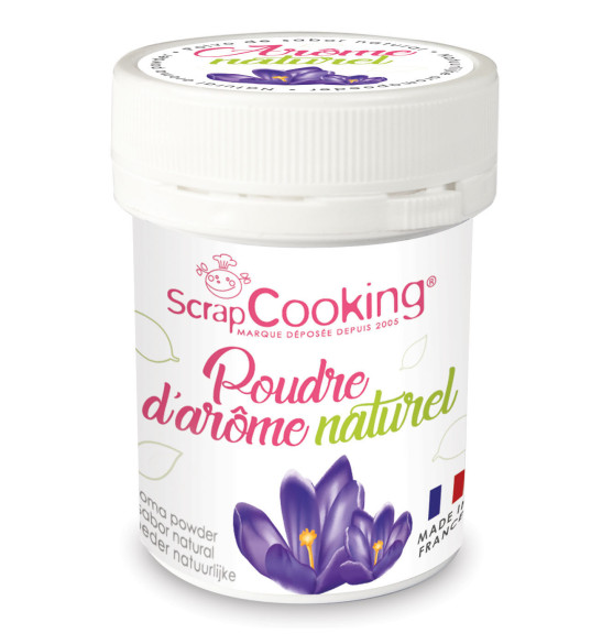 Pot de poudre d'arôme naturel violette Pot de poudre d'arôme naturel violette
