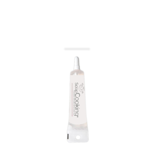 Edible glue tube