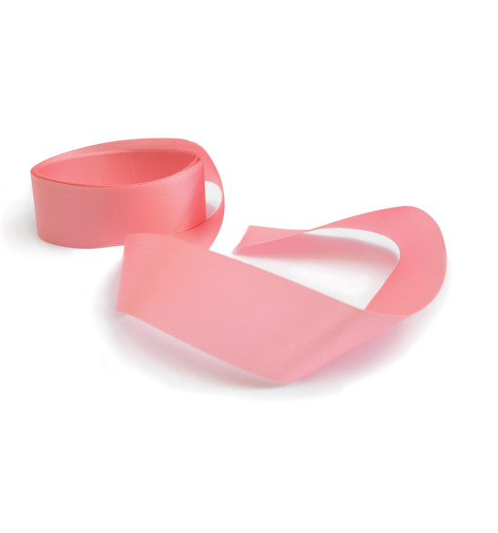 Ruban satin rose H 4 cm X 2m Ruban satin rose H 4 cm X 2m
