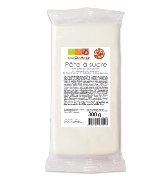 Pâte à sucre blanche 300g Pâte à sucre blanche 300g