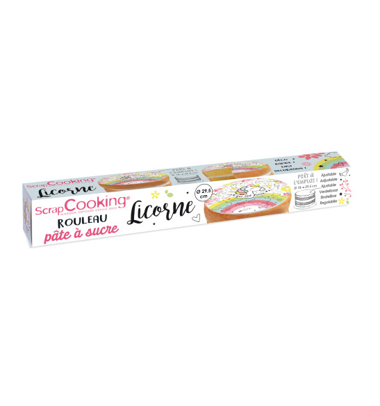 Rouleau pâte à sucre Licorne 150 gr Rouleau pâte à sucre Licorne 150 gr