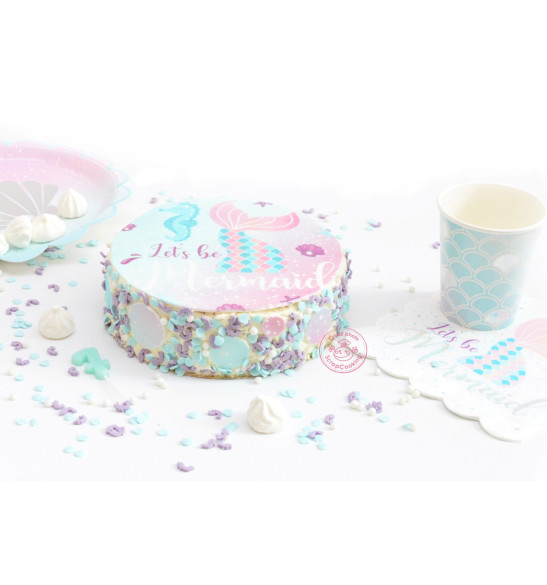 Rouleau pâte à sucre Sirène 150 gr