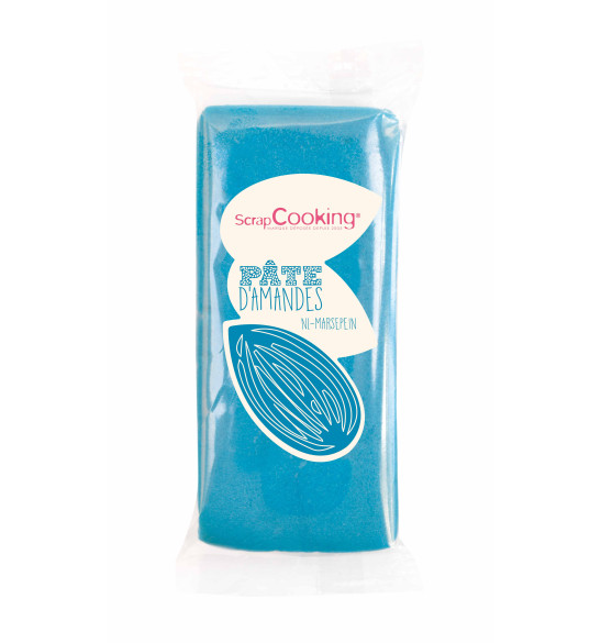 Pâte d'amandes bleue 200g Pâte d'amandes bleue 200g