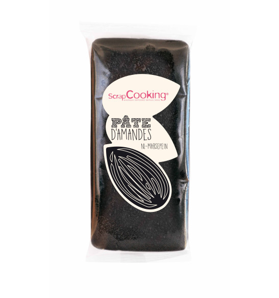 Pâte d'amandes noire 200g Pâte d'amandes noire 200g