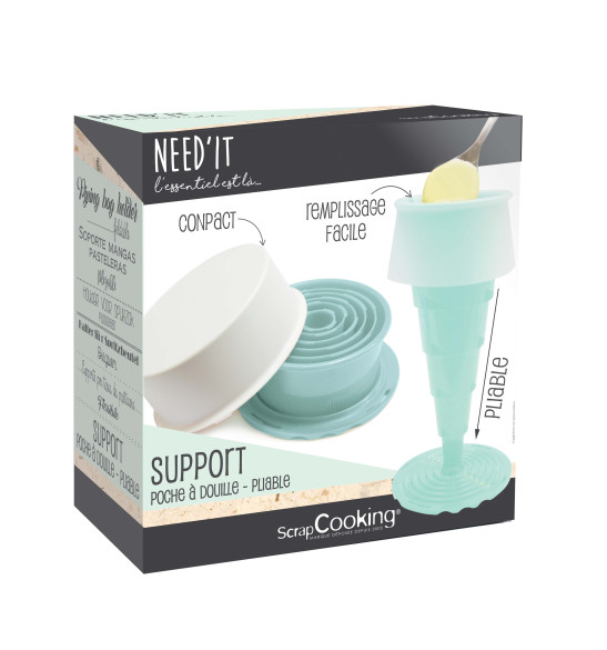 Support poche à douille pliable Need'it Support poche à douille pliable Need'it