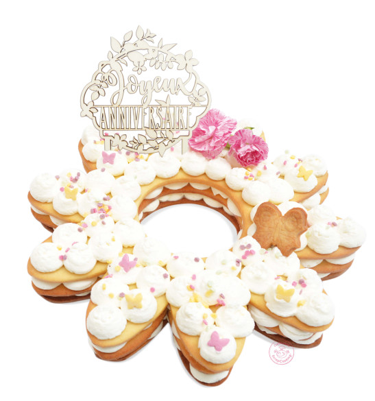 Gâteau fleur Nature cake réf.3910