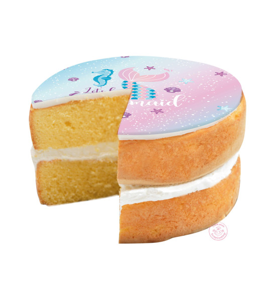 Réalisation gâteau sirène réf.7279
