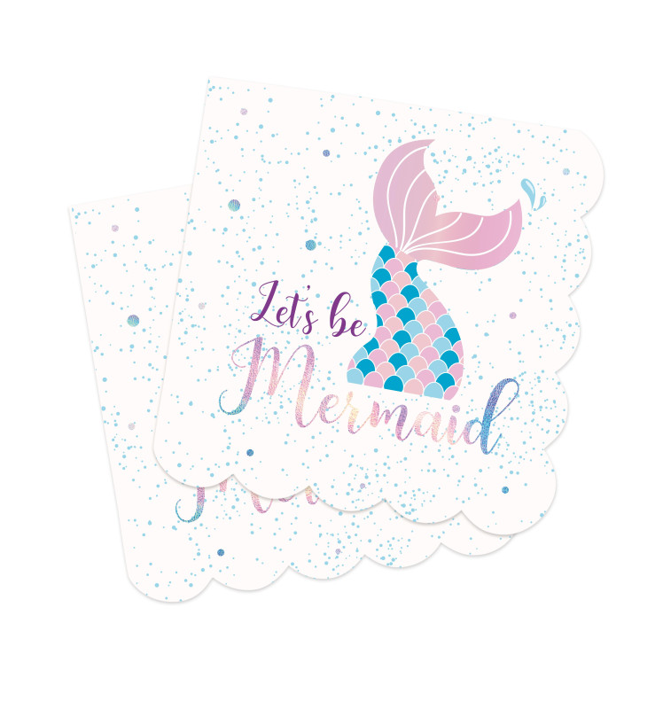 20 Mermaid napkins