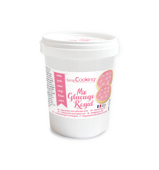 Pot of pink royal icing mix 190g Pot of pink royal icing mix 190g