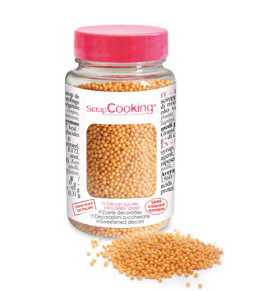 Pot of gold mini sugar sprinkles 80g Pot of gold mini sugar sprinkles 80g